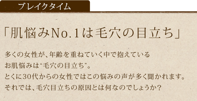 肌悩みno 1は毛穴の目立ち 季節のお手入れ アンサージュ